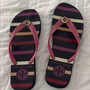 Tory Burch Multicolor Striped Women's Sandals